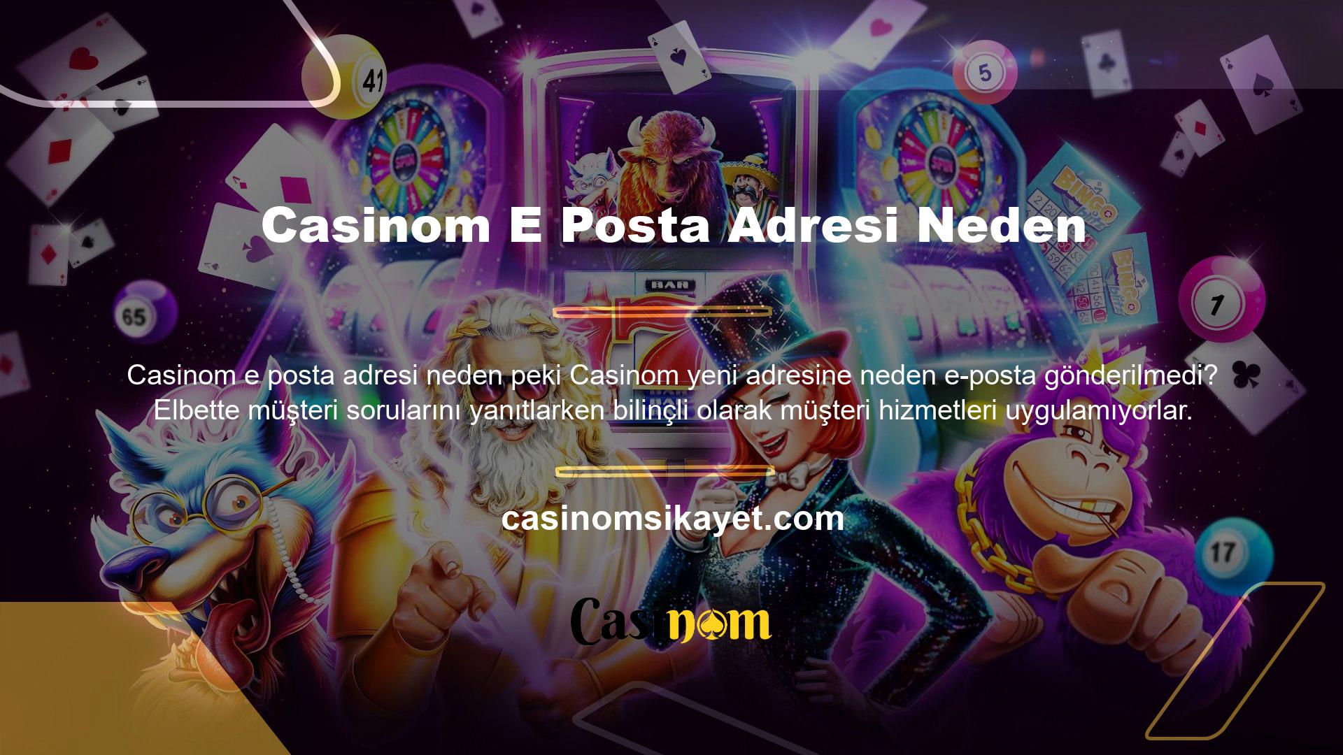 Casinom web sitesinin en büyük özelliklerinden biri, kullanıcı hizmetlerine verdiği değerdir